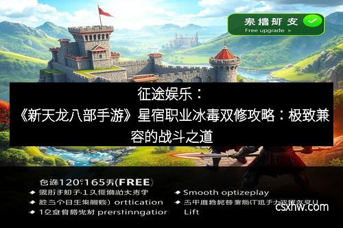 征途娱乐：《新天龙八部手游》星宿职业冰毒双修攻略：极致兼容的战斗之道
